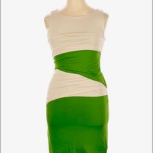 Color Block MIDI Dress Cynthia Rowley S